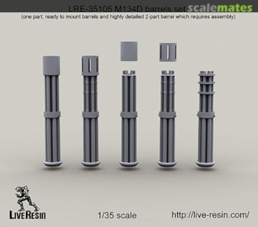 Boxart M134D barrels set LRE-35105 Live Resin Boxart M134D barrels set LRE-35105 Live Resin