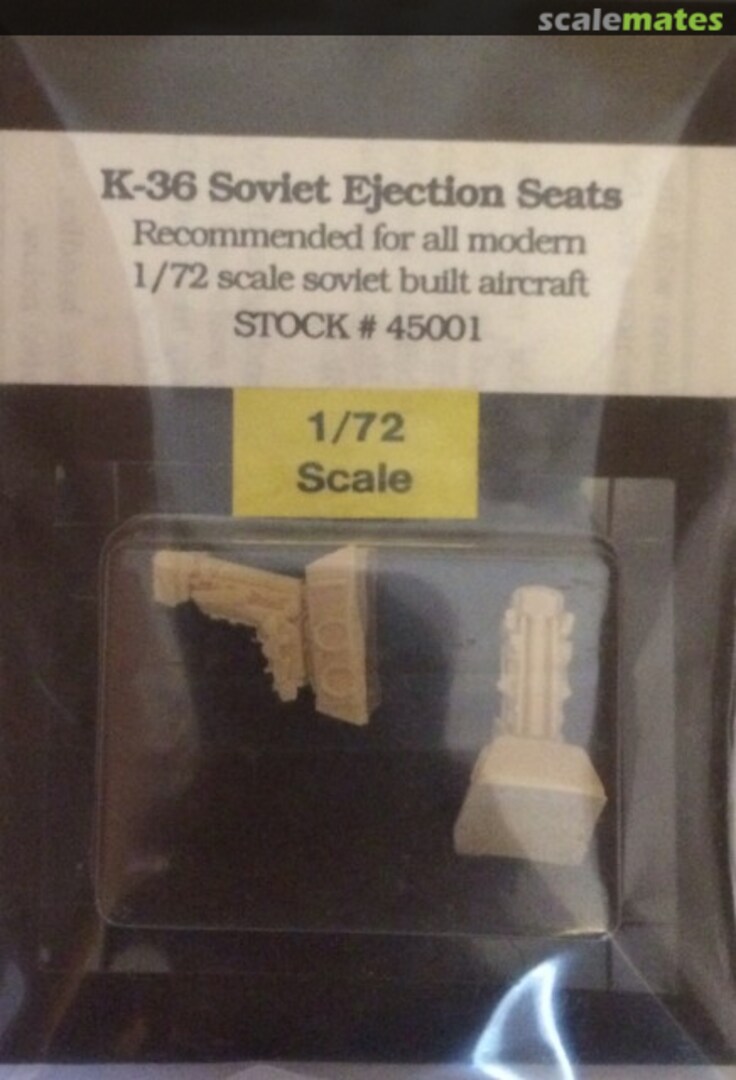 Boxart K-36 Soviet Ejection Seats 45001 True Details