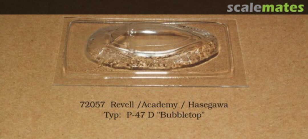 Boxart P-47D Thunderbolt "Bubbletop" Canopy 72057 Rob-Taurus Boxart P-47D Thunderbolt "Bubbletop" Canopy 72057 Rob-Taurus