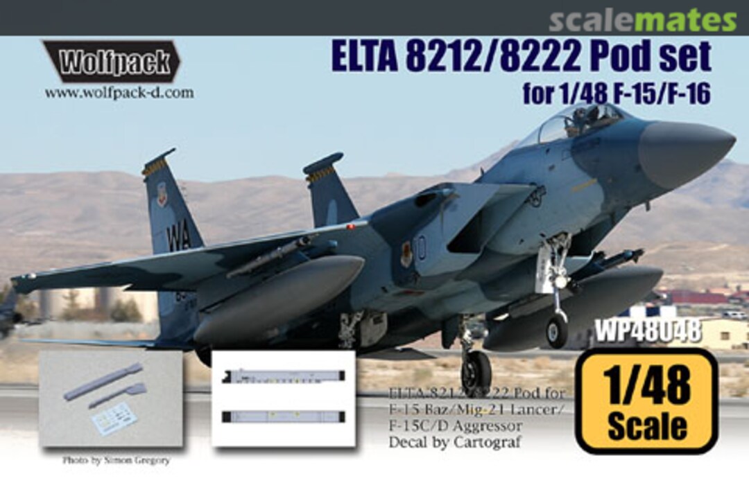 Boxart IAI ELTA 8212/8222 Jamming Pod Set WP48048 Wolfpack