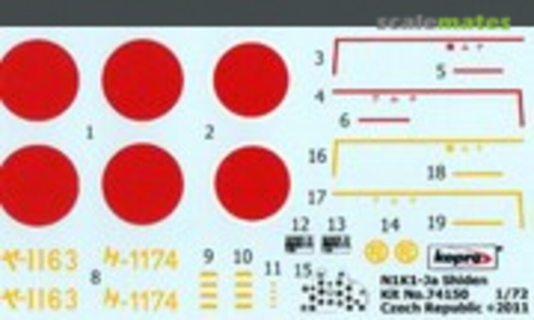 1:72 N1K1-Ja Shiden (Kopro 74150) 74150
