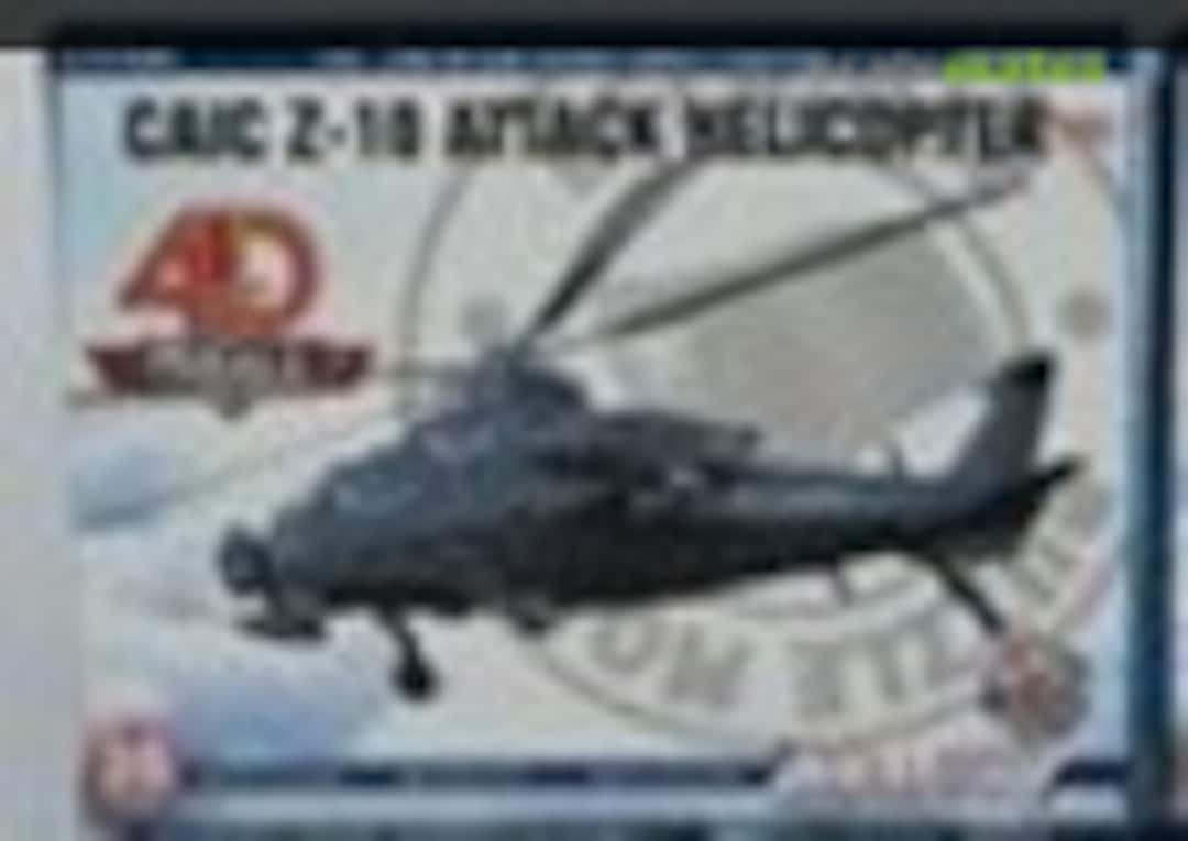 1:115 CAIC Z-10 Attack Helicopter (Hehexing MM-0595-2) MM-0595-2