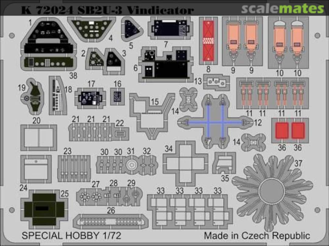 Boxart Vought SB2U-3 Vindicator K72024 MPM Production Boxart Vought SB2U-3 Vindicator K72024 MPM Production
