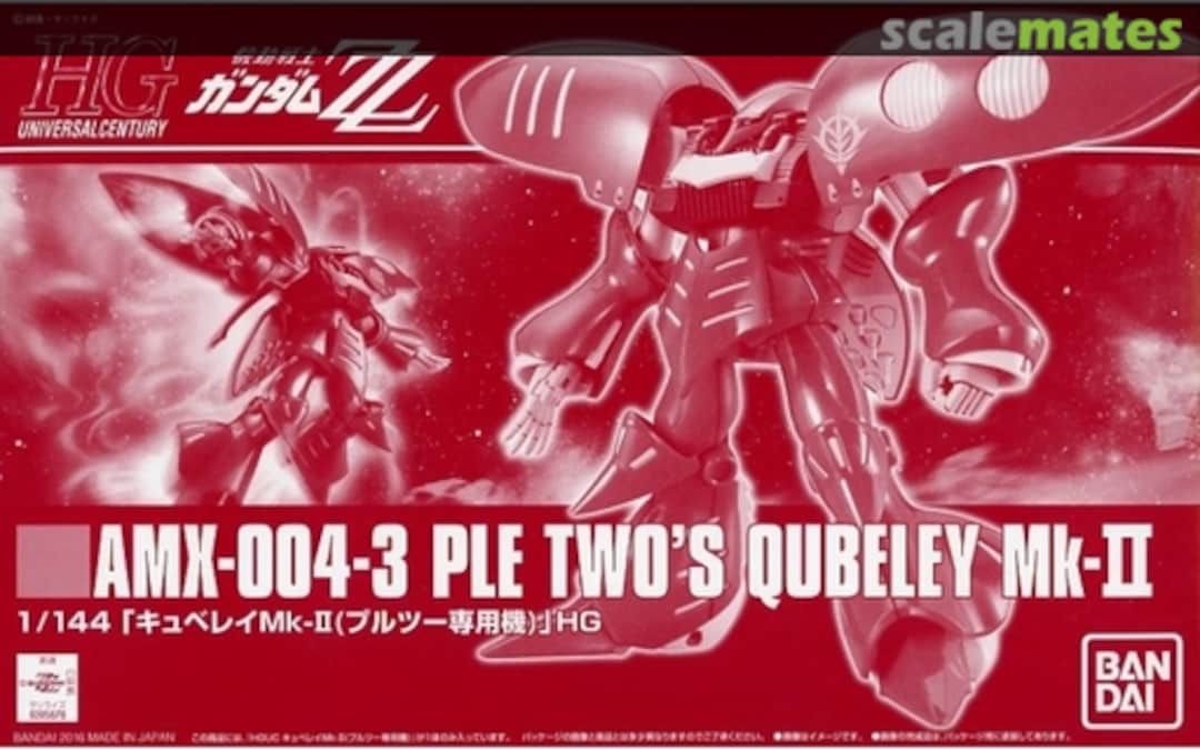 Boxart AMX-004-3 Ple Two's Qubeley Mk-II 0205878 Bandai Boxart AMX-004-3 Ple Two's Qubeley Mk-II 0205878 Bandai