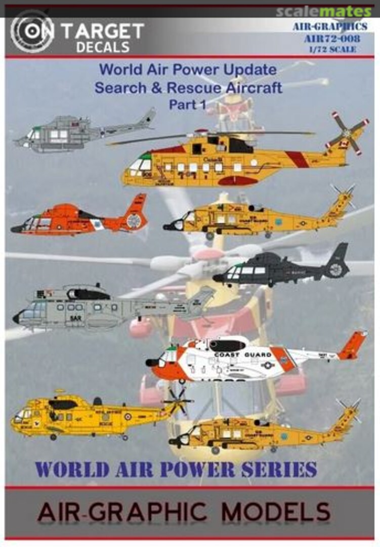 Boxart World Air Power Update Search & Rescue Aircraft AIR72-008 Air-Graphics Models