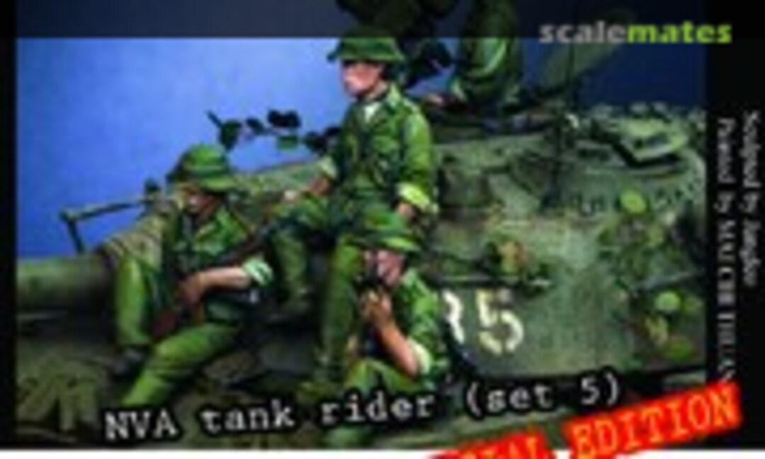 1:35 NVA Tank Riders & Commander (Special Edition) (Paracel Miniatures BVN3506) BVN3506