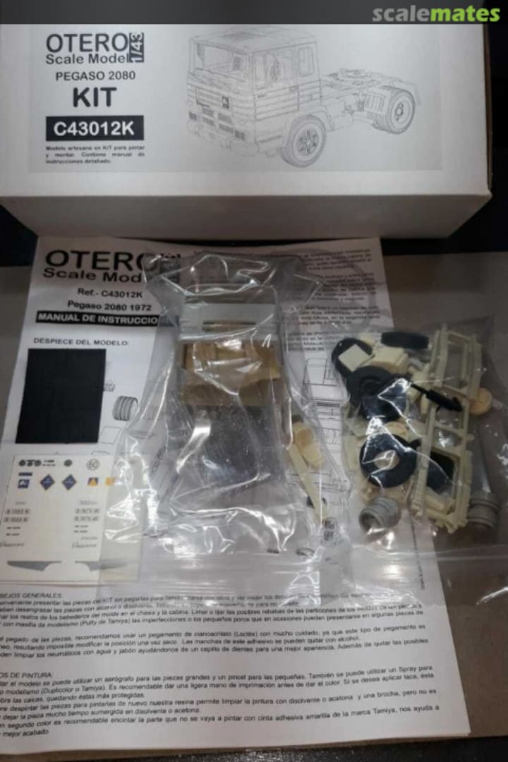 Boxart Pegaso 2080 C43012K Otero Scale Model Boxart Pegaso 2080 C43012K Otero Scale Model
