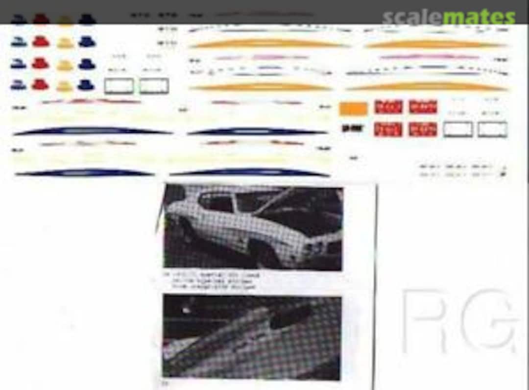 Boxart 1970 & 1971 GTO Judge 58 Fred Cady Decals Boxart 1970 & 1971 GTO Judge 58 Fred Cady Decals