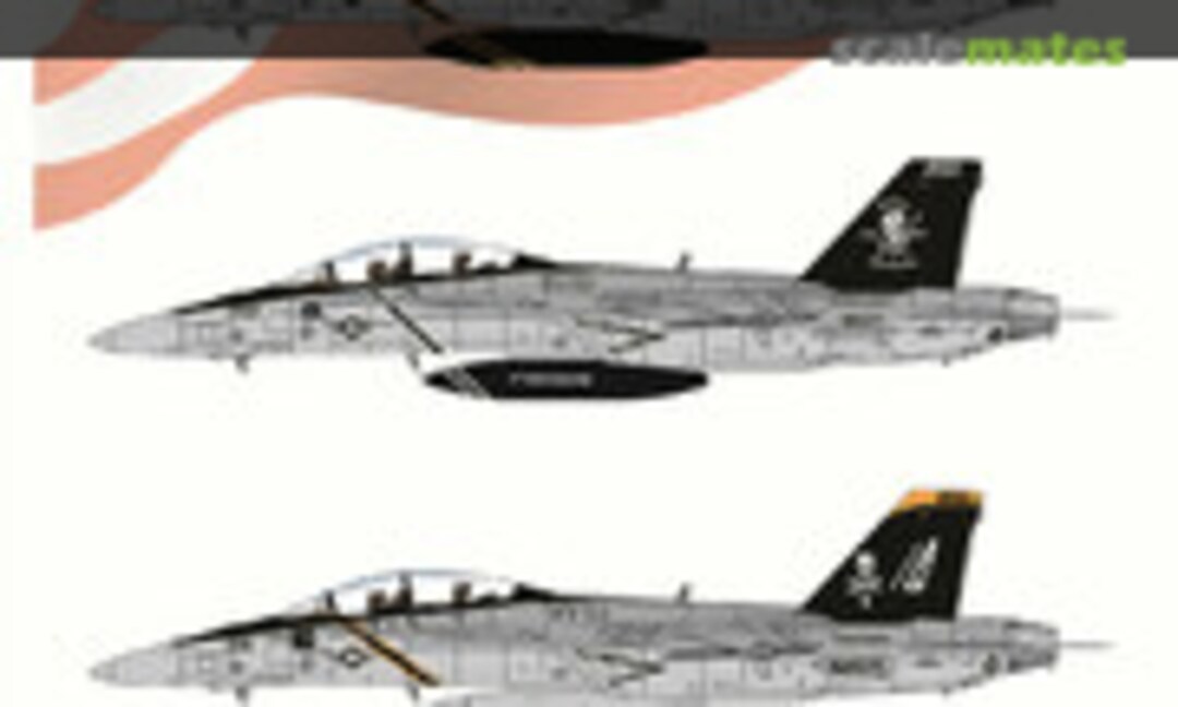 1:48 VFA-103 Jolly Rogers 2009-2015 F/A-18F CAG (Galaxy Model G48002) G48002