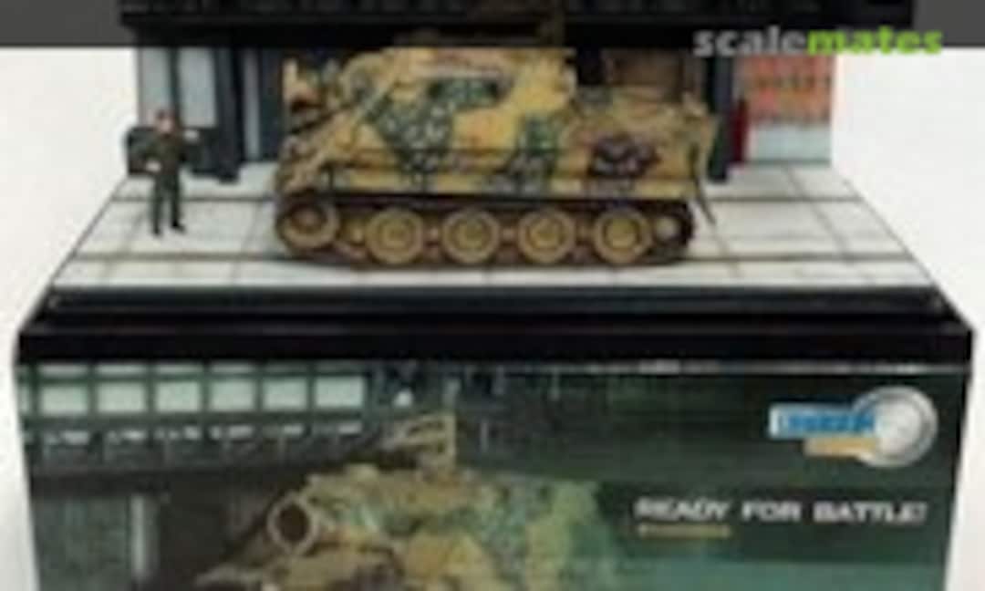 1:72 &quot;Ready for Battle&quot; Sturmtiger w/Zimmerit + Diorama Factory (Dragon Armor 60234)