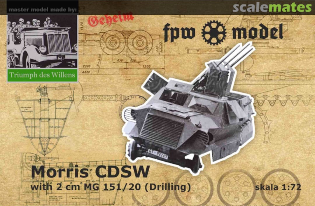 Boxart Morris CDSW TDW-010 FPW Model Boxart Morris CDSW TDW-010 FPW Model