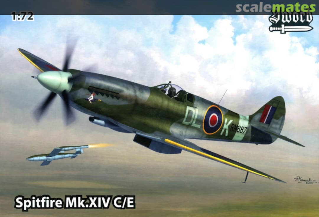Boxart Spitfire Mk.XIV C/E SW72095 Sword Boxart Spitfire Mk.XIV C/E SW72095 Sword