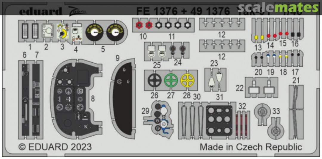 Boxart Yak-9T FE1376 Eduard Boxart Yak-9T FE1376 Eduard