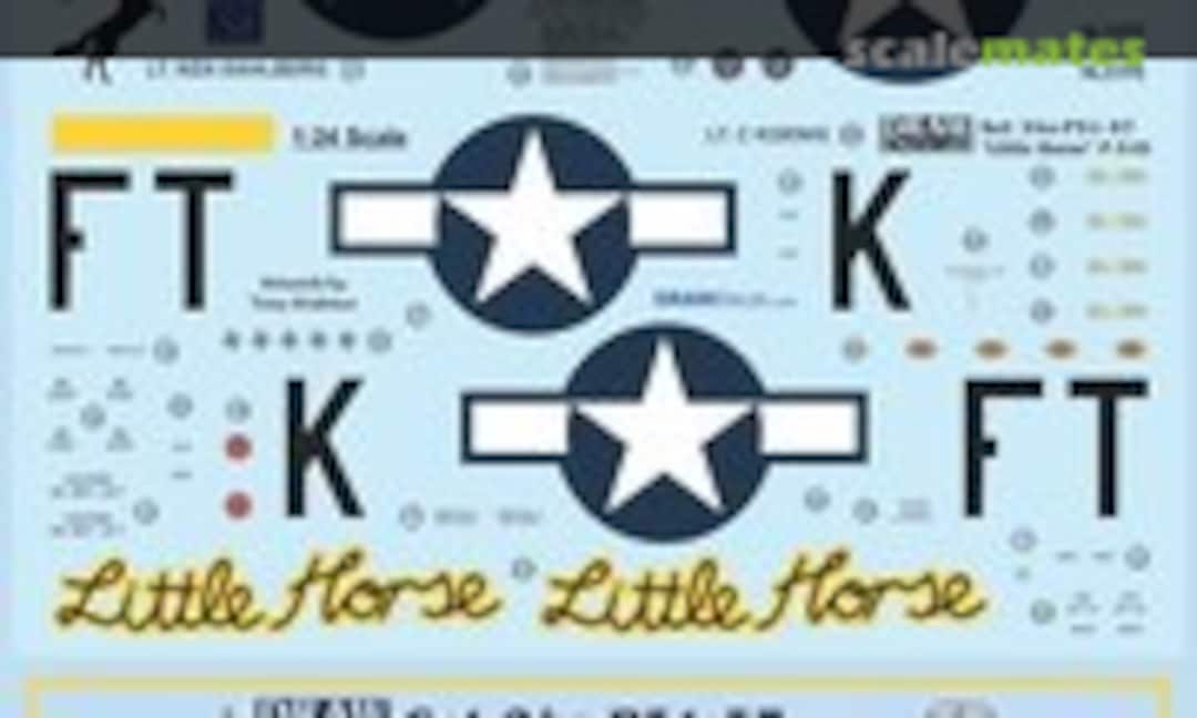 1:24 P-51D “Little Horse” (Draw Decal 24-P51-57) 24-P51-57