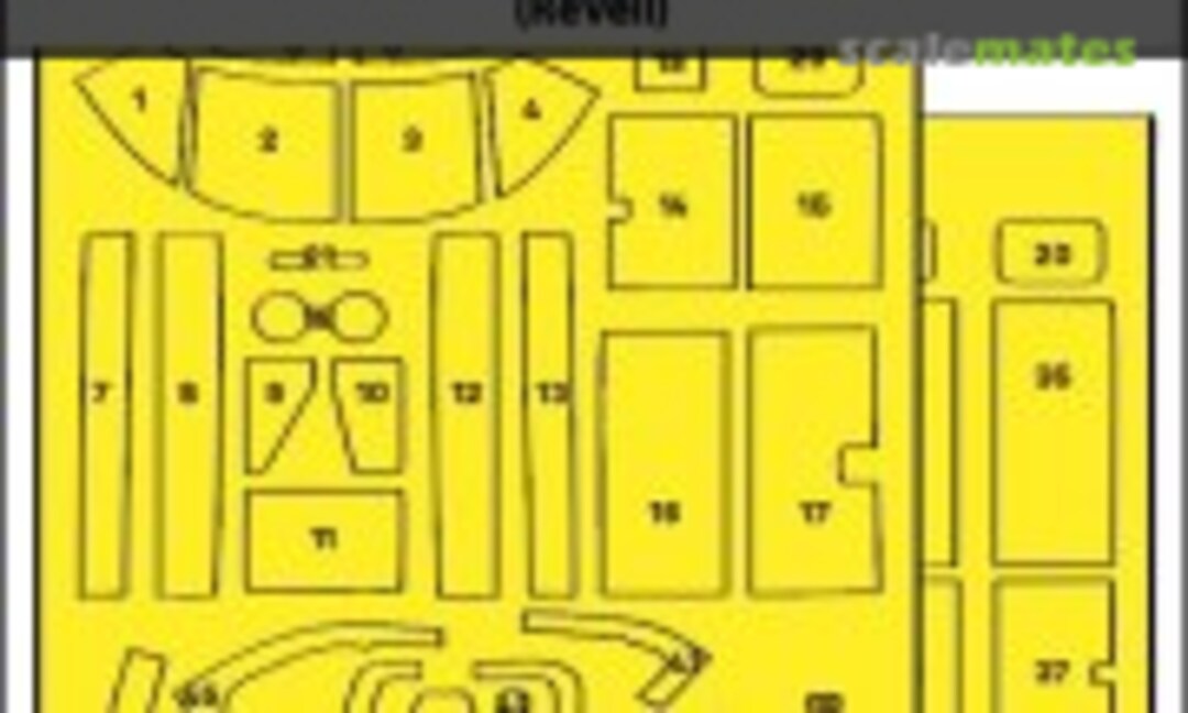 1:48 1/48 B-26C Invader double-sided express fit mask (ASK 200-M48271) 200-M48271