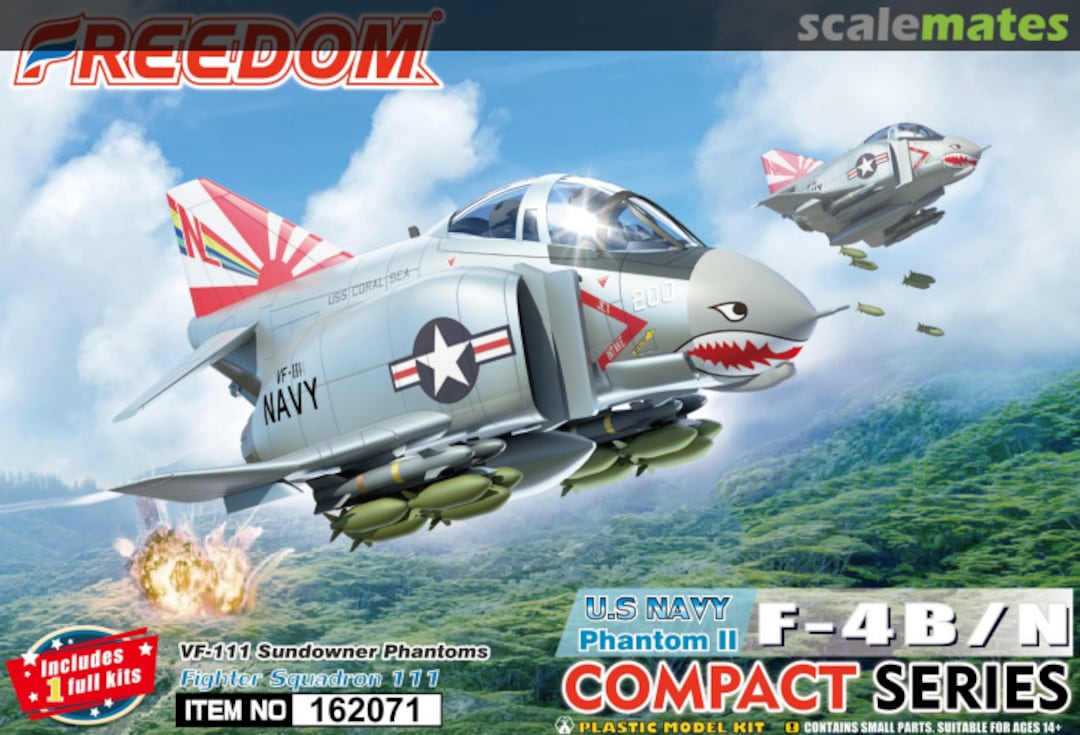 Boxart F-4B/N PhantomII VF-111 162074 Freedom Model Kits