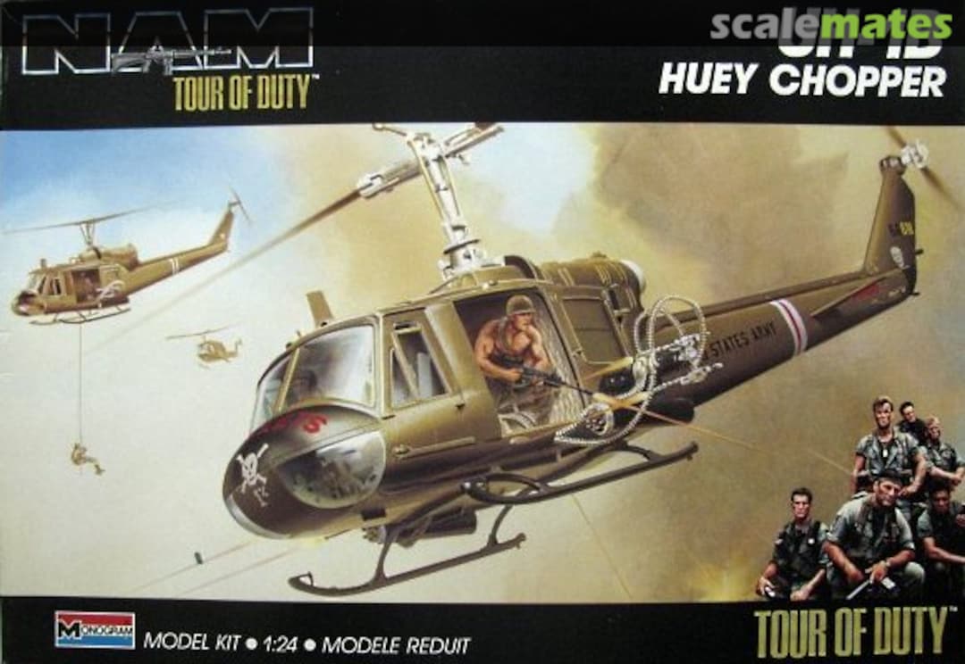 Boxart UH-1B Huey Chopper 6086 Monogram Boxart UH-1B Huey Chopper 6086 Monogram