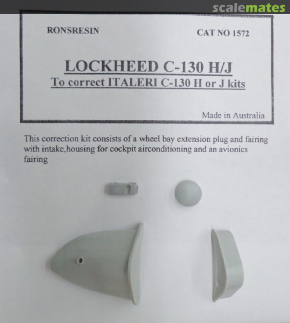 Boxart Update set for Italeri Lockheed C-130H/J Hercules 15072 Ron's Resin Boxart Update set for Italeri Lockheed C-130H/J Hercules 15072 Ron's Resin