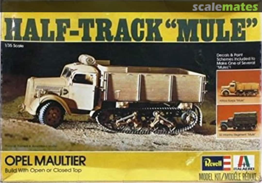Boxart Opel Maultier Half-Track "Mule" H-2116 Revell/Italaerei Boxart Opel Maultier Half-Track "Mule" H-2116 Revell/Italaerei