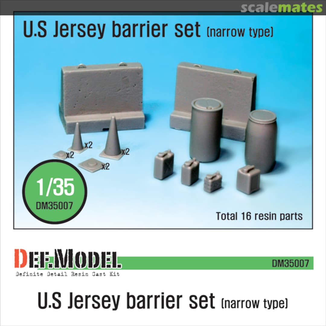 Boxart U.S. Jersey Barrier Set (Narrow Type) DM35007 Def.Model Boxart U.S. Jersey Barrier Set (Narrow Type) DM35007 Def.Model