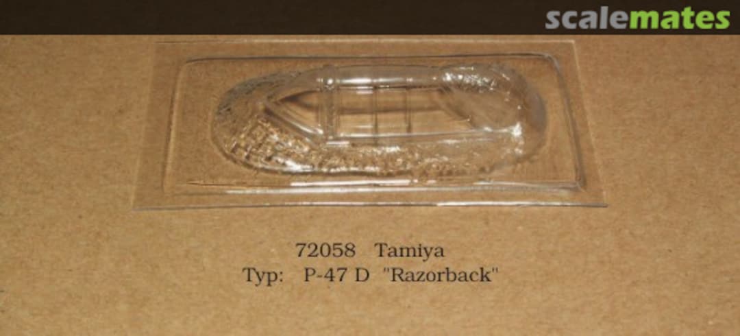 Boxart P-47D Thunderbolt "Razorback" Canopy 72058 Rob-Taurus Boxart P-47D Thunderbolt "Razorback" Canopy 72058 Rob-Taurus