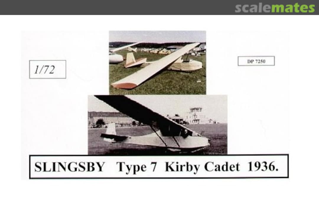 Boxart Slingsby Type 7 Kirby Cadet 1936 DP 7250 Dujin