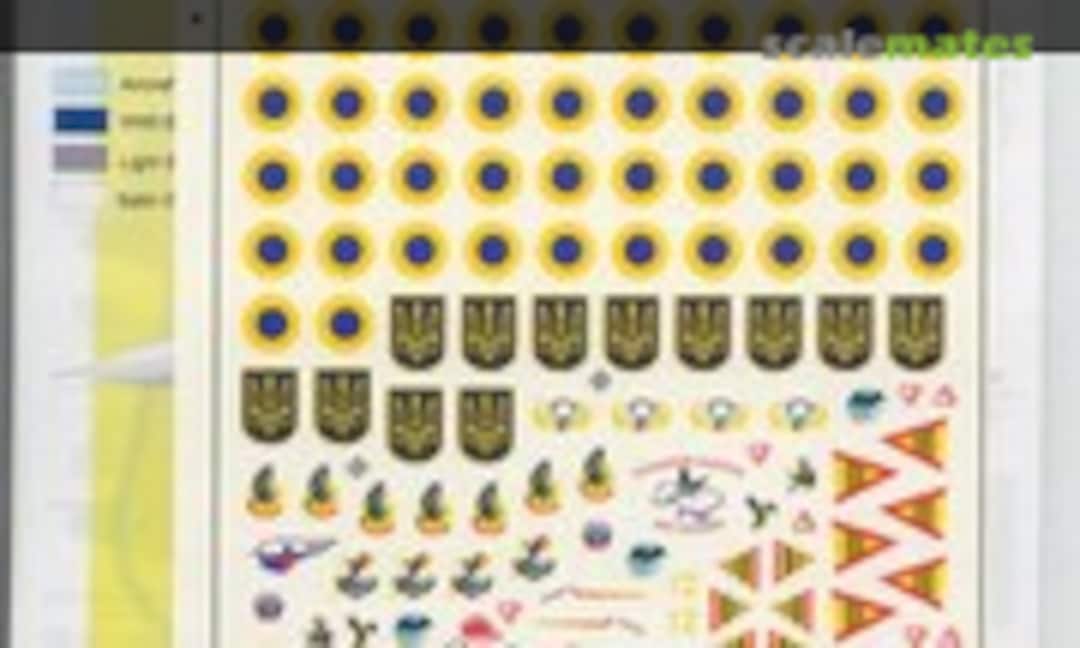 1:72 Ukraine Air Force (Salamandra Ukraine 72-03) 72-03