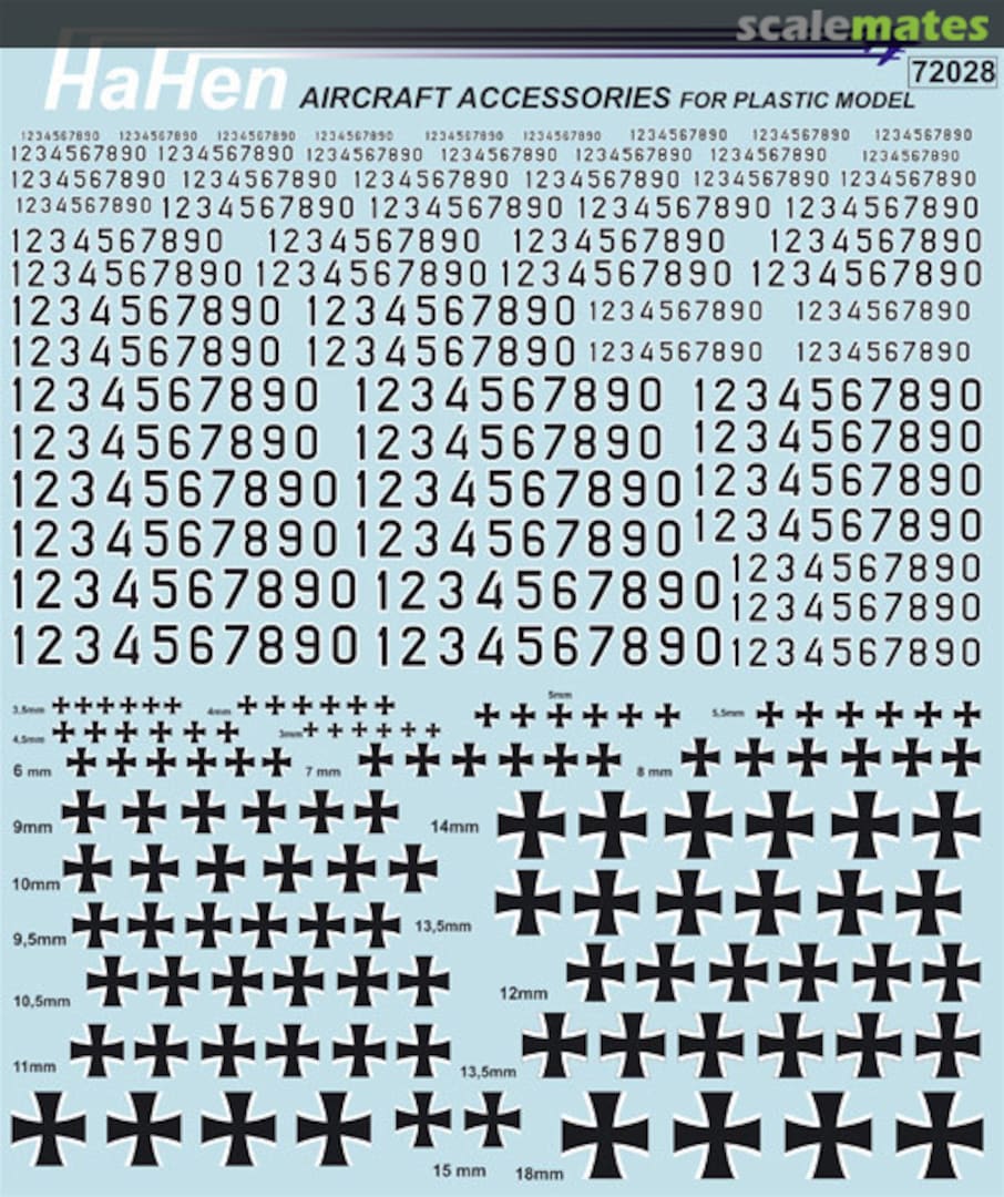 Boxart Luftwaffe, Marine & Heer Zahlen Kantig + Eizerne Kreuzen 72028 HaHen Boxart Luftwaffe, Marine & Heer Zahlen Kantig + Eizerne Kreuzen 72028 HaHen