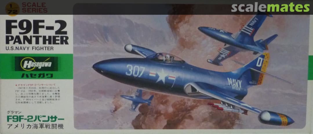 Boxart F9F-2 Panther D11 Hasegawa