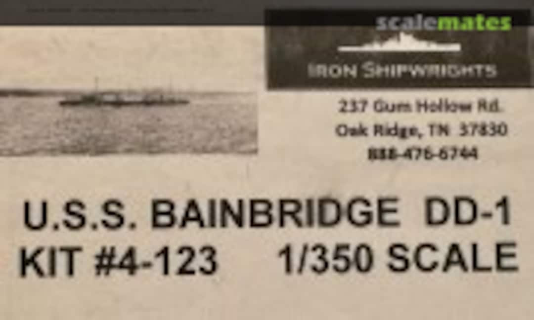1:350 USS Bainbridge DD-1 (Iron Shipwrights 4-123) 4-123