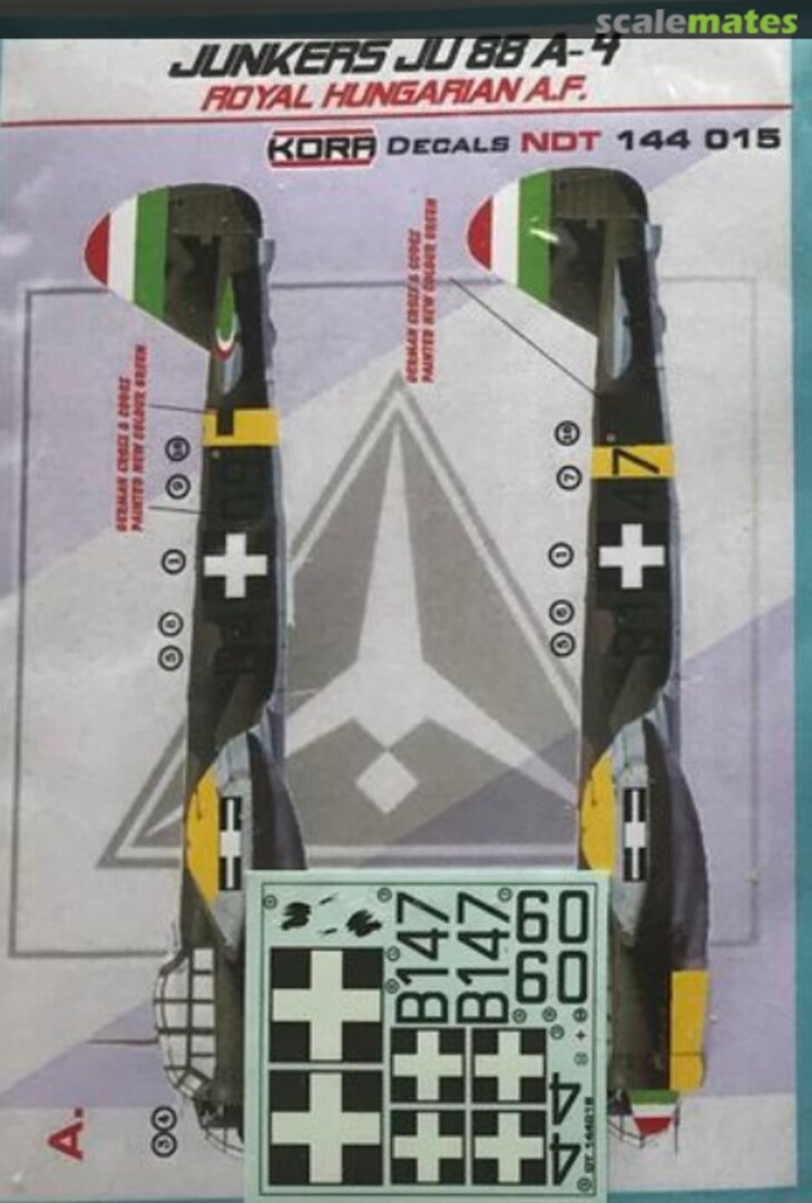 Boxart Junkers Ju 88 A-4 NDT144015 Kora Models Boxart Junkers Ju 88 A-4 NDT144015 Kora Models