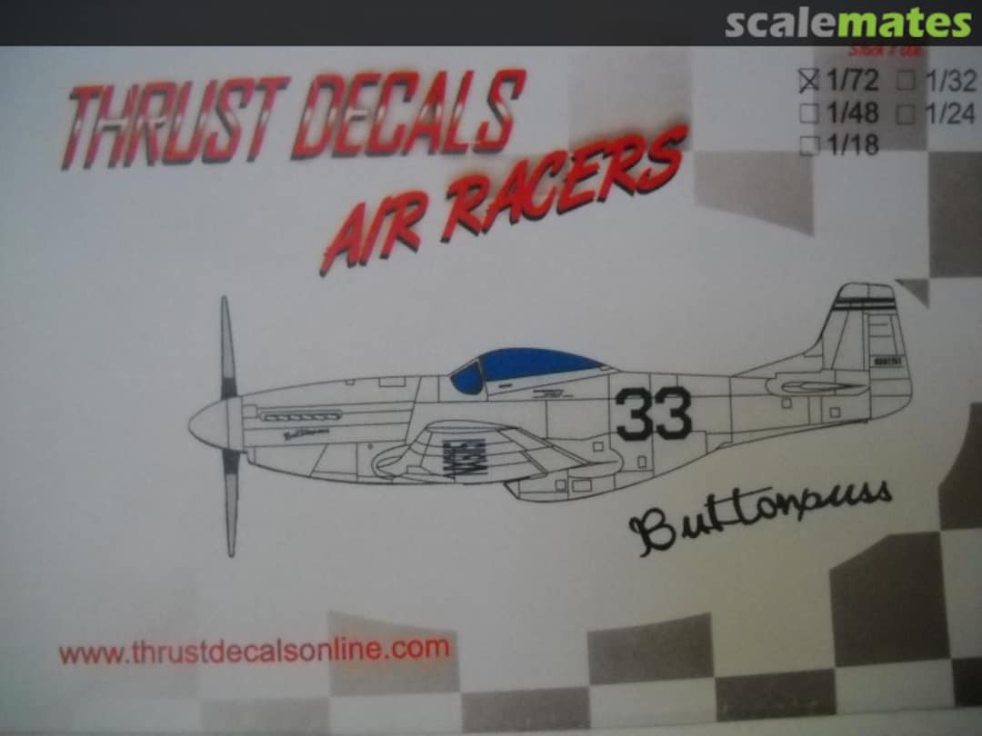 Boxart Buttonpuss 006-72 Thrust Decals