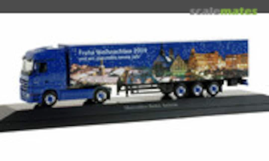 Mercedes-Benz Actros LH Koffer-Sattelzug &quot;Weihnachten 2009&quot; (Herpa 294539)