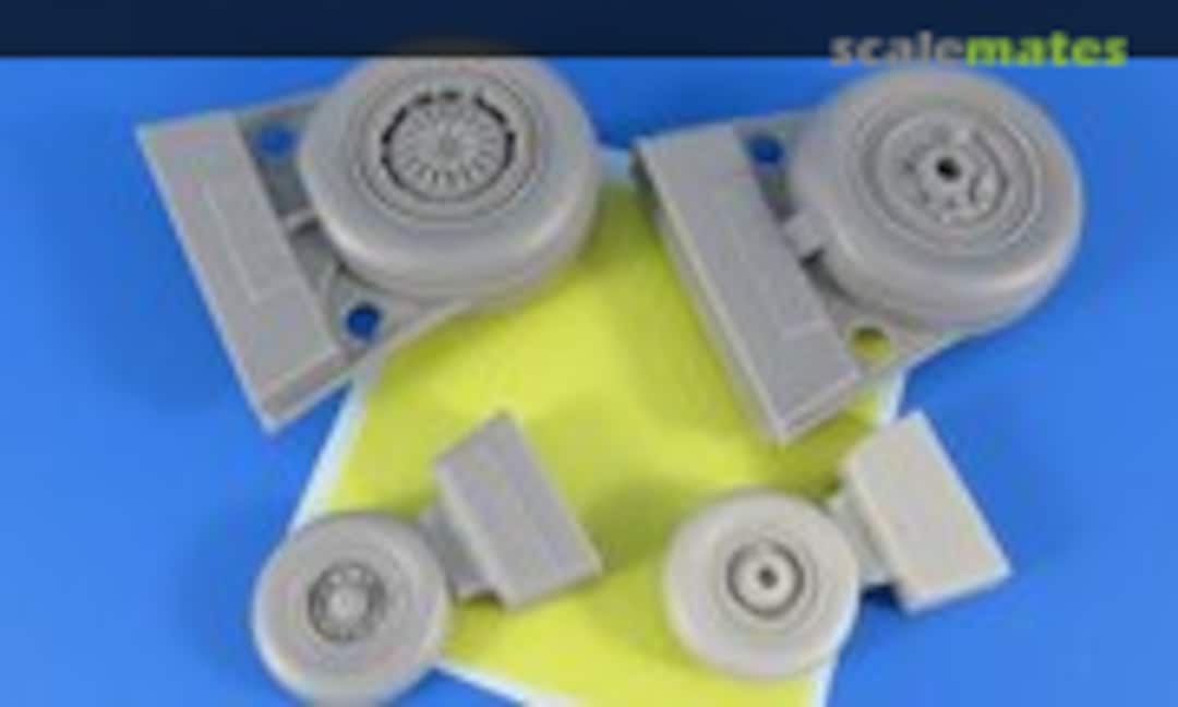 1:32 Late weighted Wheels for McDonnell F-4E/F-4F/F-4G/RF-4C/RF-4E Phantom (Q-M-T R32004) R32004