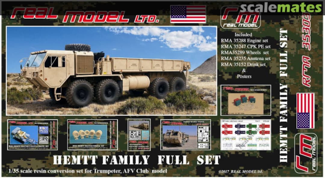 Boxart HEMTT Family Full Set RM35303 Real Model Boxart HEMTT Family Full Set RM35303 Real Model