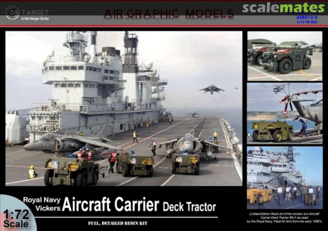 Boxart Vickers Mk.II Royal Navy aircraft deck tow tractor GSE-002 Air-Graphics Models Boxart Vickers Mk.II Royal Navy aircraft deck tow tractor GSE-002 Air-Graphics Models