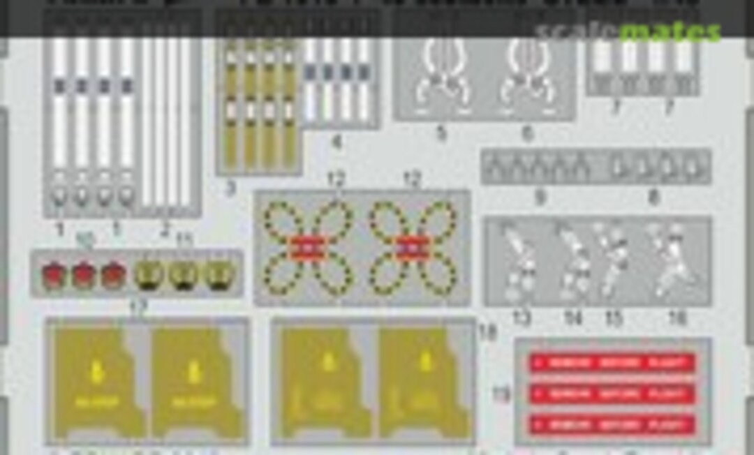 1:48 F-4J seatbelts STEEL (Eduard FE1013) FE1013