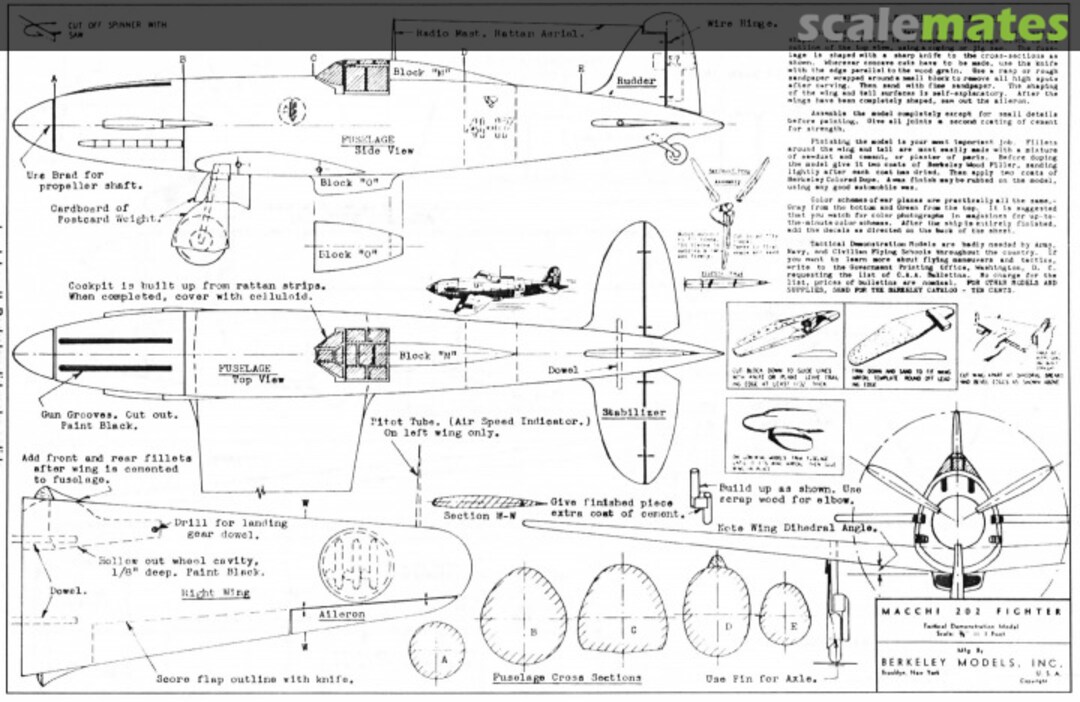 Boxart Macchi 202 Fighter Berkeley Models Boxart Macchi 202 Fighter Berkeley Models