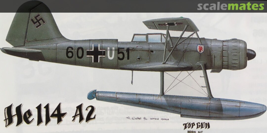 Boxart He 114 A2 Top Gun Model Boxart He 114 A2 Top Gun Model