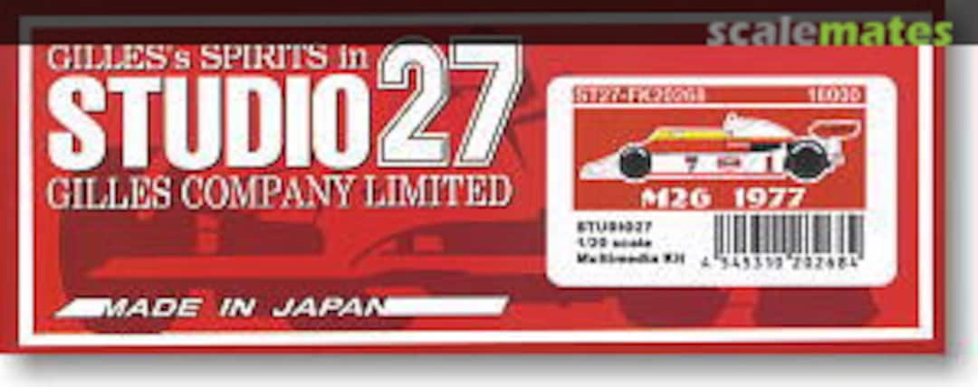 Boxart McLaren M26 ST27-FK20268 Studio27 Boxart McLaren M26 ST27-FK20268 Studio27