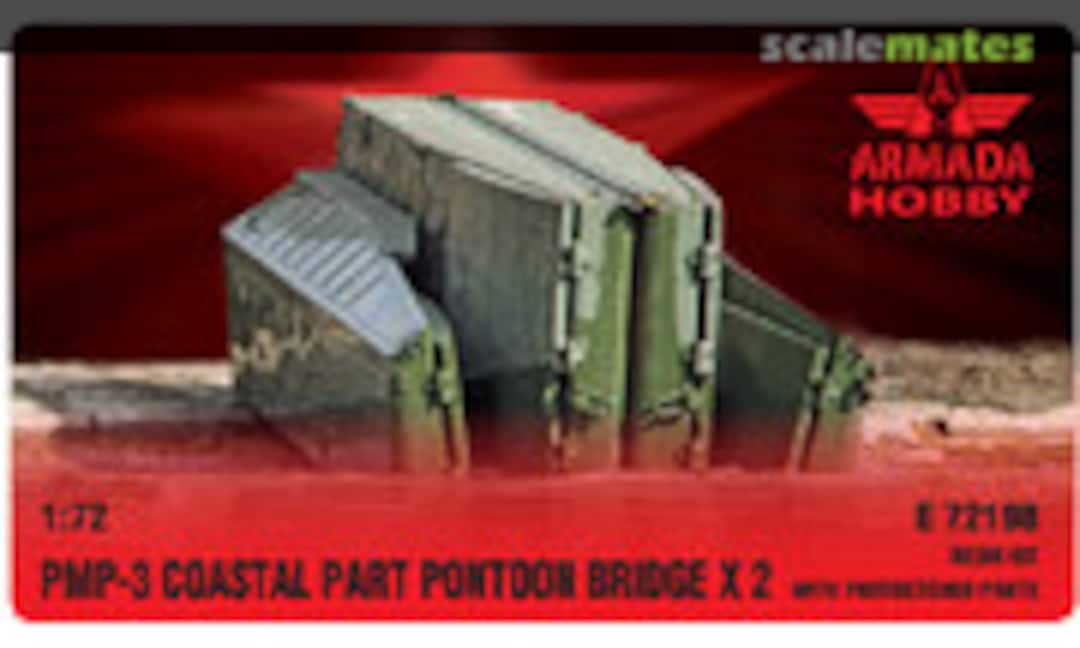 1:72 PMP-3 Coastal Part - Pontoon Bridge x2 (Armada Hobby E72198) E72198