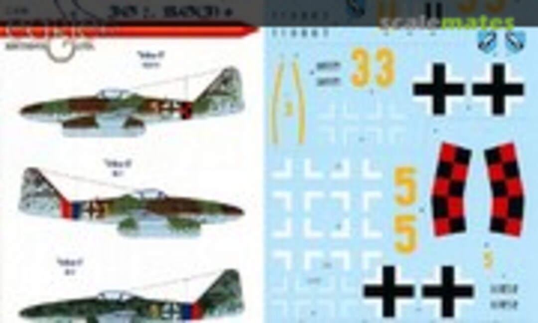 1:32 Me 262 A-1s (Eagle Editions EagleCals EC32-96) EagleCals EC32-96