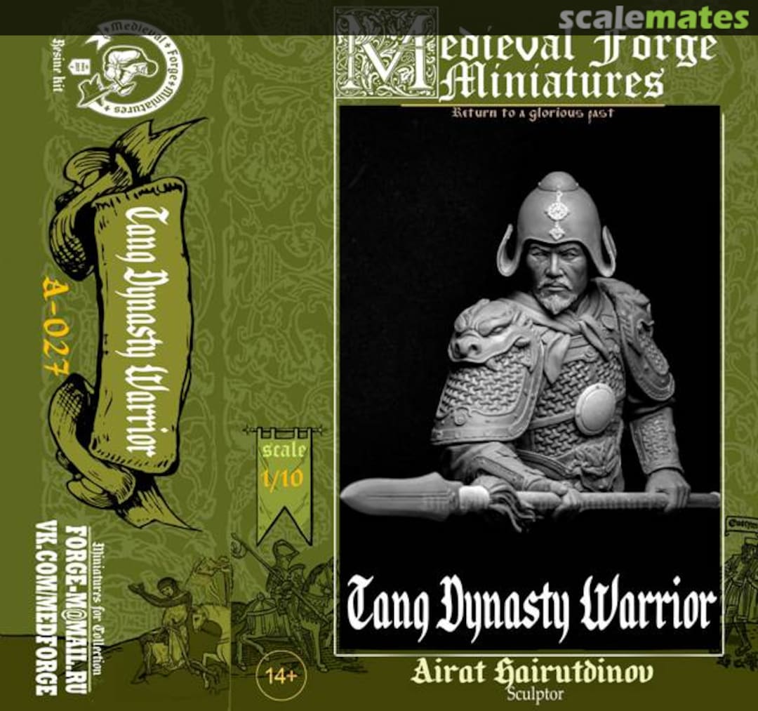 Boxart Tang Dynasty Warrior A-027 Medieval Forge Miniatures