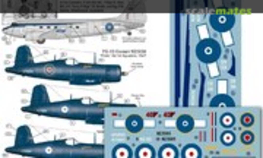1:72 RNZAF FG-1D CORSAIRS & C-47 DAKOTA, POST WAR IN JAPAN (Ventura V7299) V7299