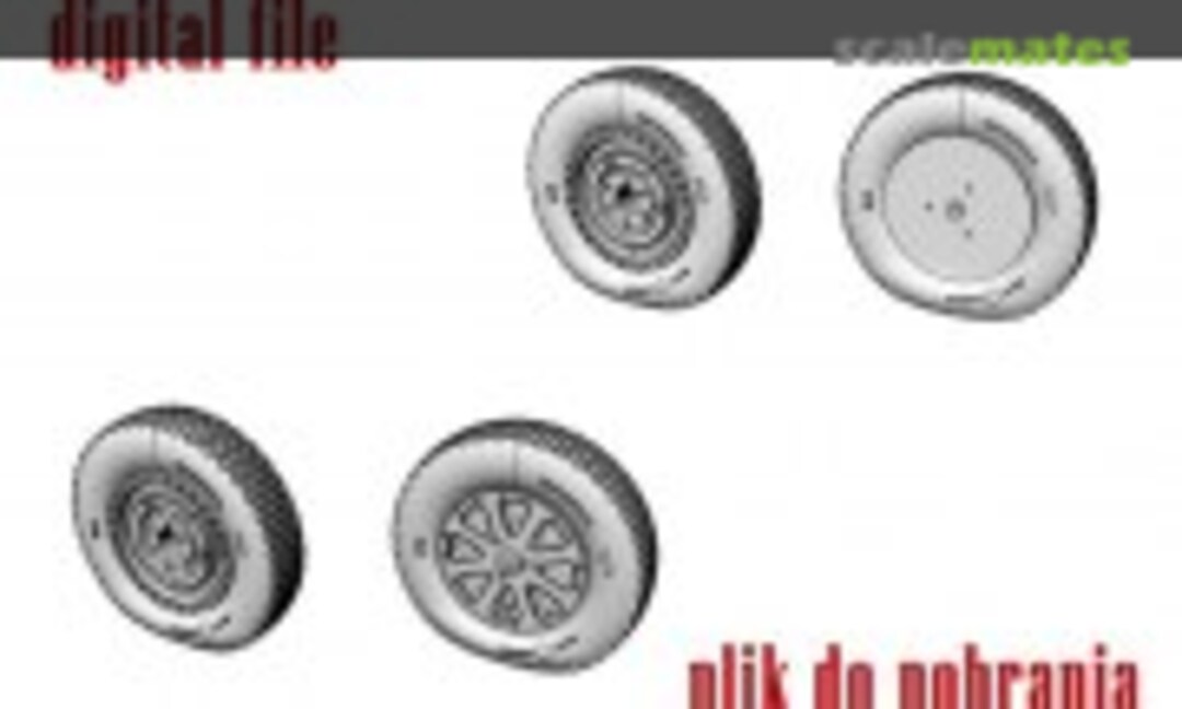 1:48 P-39/P-400 Main wheels (Arma Hobby 48020-3D) 48020-3D