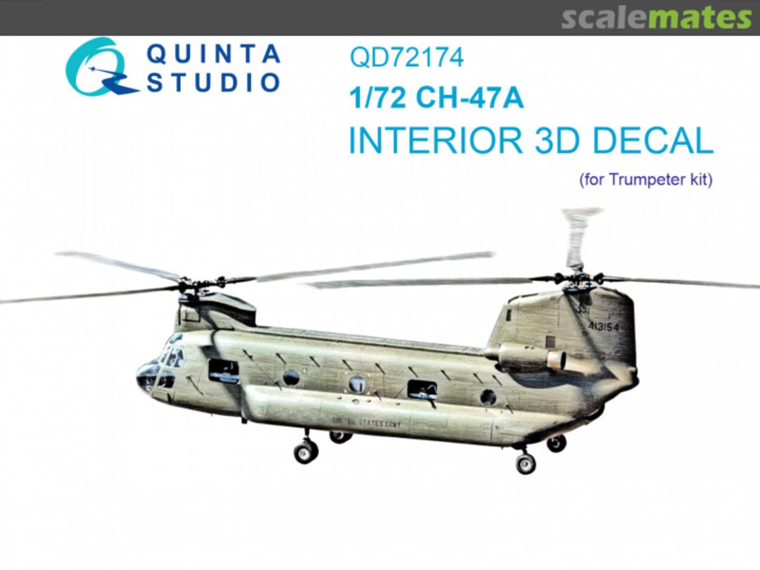 Boxart CH-47A interior 3D decals QD72174 Quinta Studio Boxart CH-47A interior 3D decals QD72174 Quinta Studio