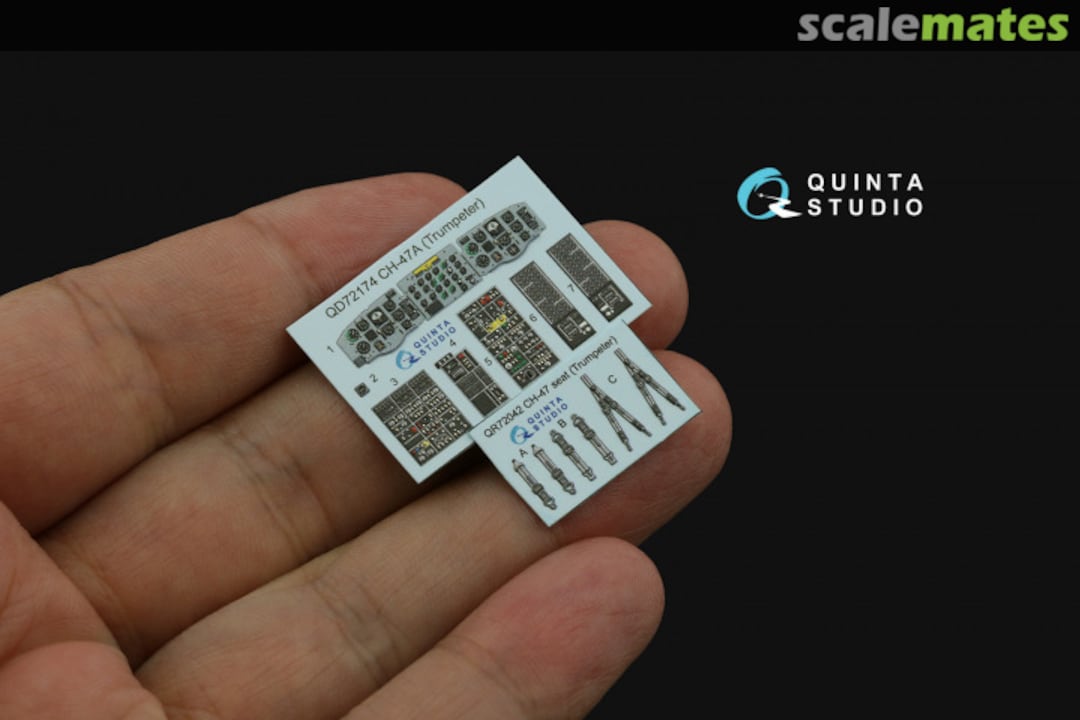 Contents CH-47A interior 3D decals QD72174 Quinta Studio Contents CH-47A interior 3D decals QD72174 Quinta Studio