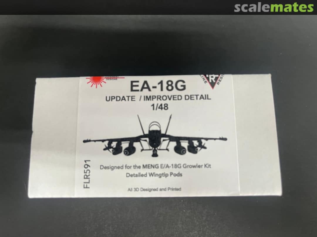 Boxart EA-18G Update/Improved Detail Wingtip Pods FLR591 Flight Line Resin Boxart EA-18G Update/Improved Detail Wingtip Pods FLR591 Flight Line Resin