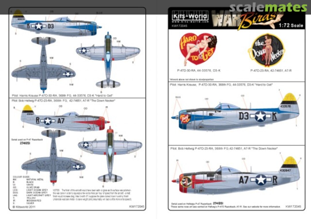 Boxart P-47 Thunderbolt KW172045 Kits-World Boxart P-47 Thunderbolt KW172045 Kits-World