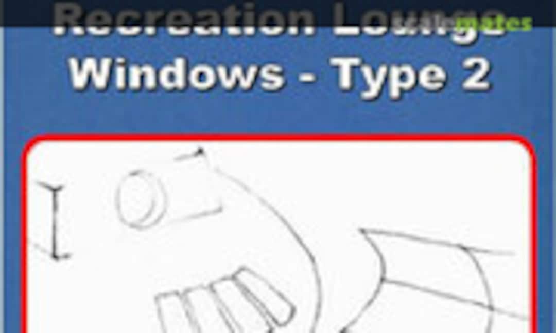 1:537 Recreation Lounge Windows - Type 2 (Millennia Models International MMI-1852) MMI-1852